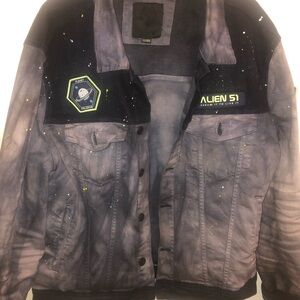 Alien 51 Galaxy Print Jacket